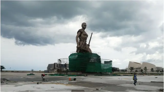 La statue de l'Amazone