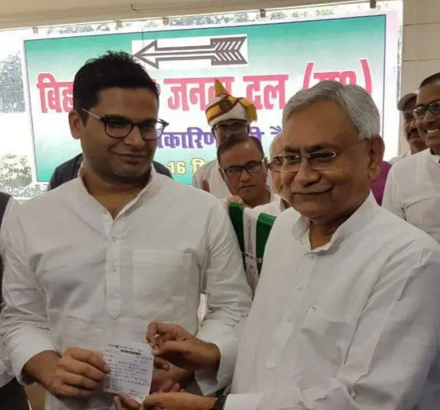 प्रशांत किशोर, नीतीश कुमार