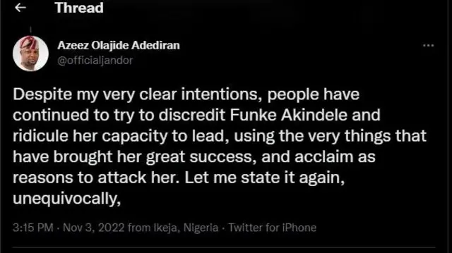 Aworan atẹjade Jandor loju opo rẹ