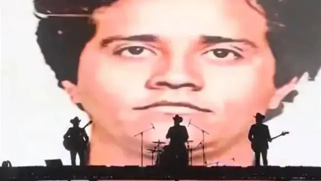 El Mencho en concierto de Los Alegres