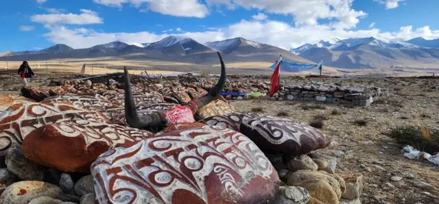 मानसरोवर तालको किनार