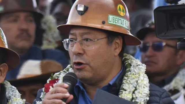 Bolivian President Luis Arce