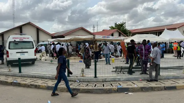 Aworan ibudo ti wọn ko awọn eeyan si ni LASUTH