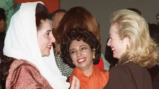 بینظیر، ملیحہ، کلنٹن