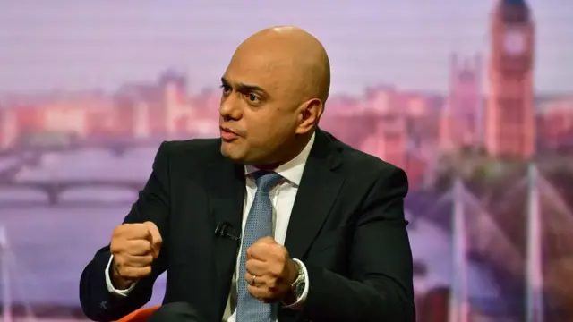 Sajid Javid, secretário do Tesouro