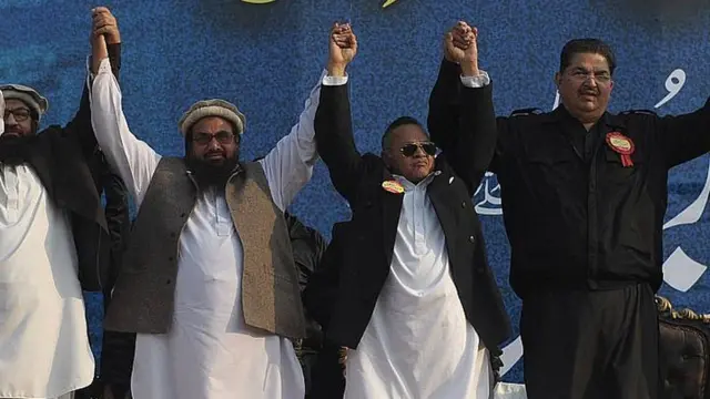 એક રેલીમાં હાફિઝ સઈદ