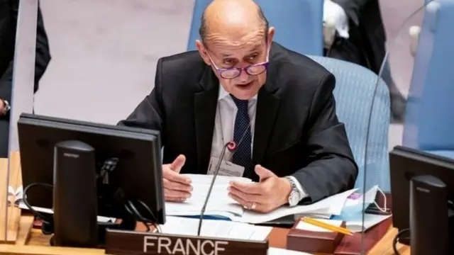 ژان ایو لودریان وزیر خارجه فرانسه