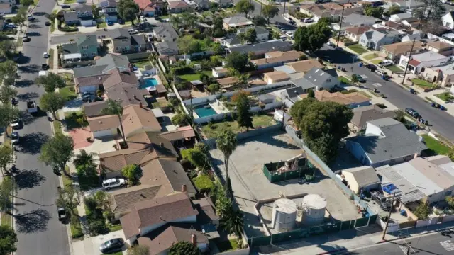 Vista aérea de Wilmington en febrero de 2022.