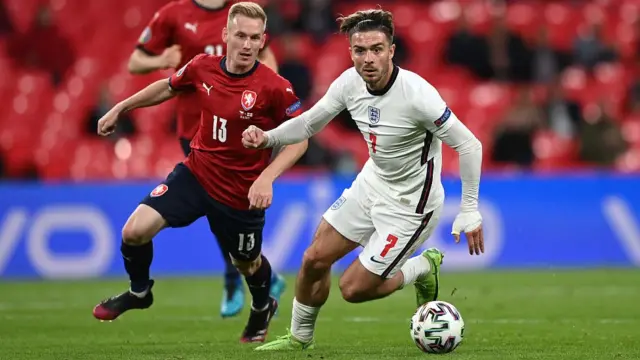 جک گریلیش عملکرد درخشانی در بازی مقابل جمهوری چک داشت