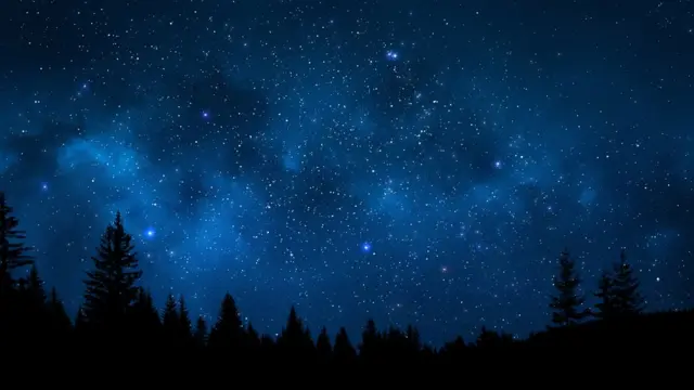 Cielo estrellado.