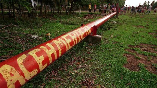 Tulisan Aceh Merdeka di Aceh Utara.