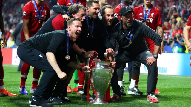 كلوب هو رابع مدرب للفريق الإنجليزي يفوز بلقب "أبطال أوروبا".