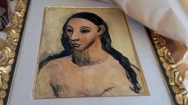 Картина "Голова молодой женщины"