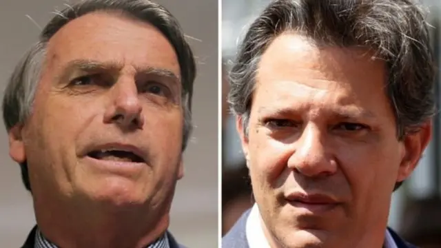 Jair Bolsonaro e Fernando Haddad