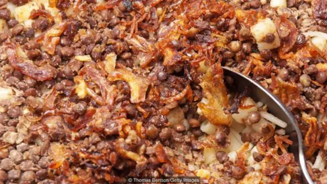 Món Koshari vừa là món ăn dân tộc Ai Cập, vừa là món ăn đường phố rất được ưa thích.