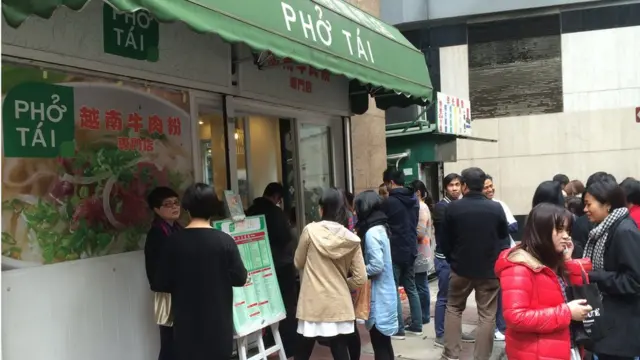 Phở Tái ở Hong Kong
