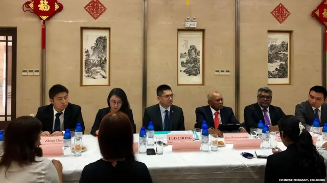 චීන තානාපති කාර්යාලයේ පැවති මාධ්‍ය සාකච්ඡාව