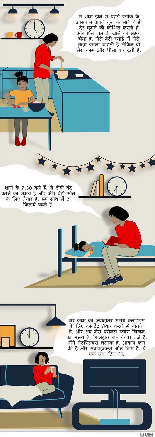 टेनी की डायरी की इलस्ट्रेशन