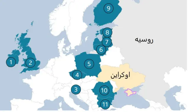 کشورهایی که می‌خواهند حریم هوایی خود را به روی روسیه ببندند