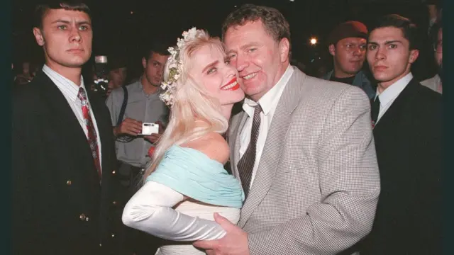 Владимир Жириновский и итальянская порнозвезда Чиччолина