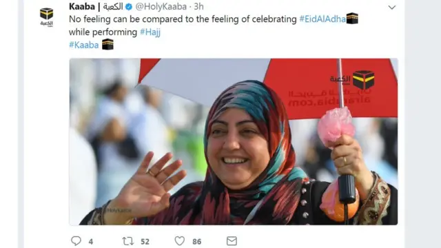 One of the di tweet for "HolyKaaba