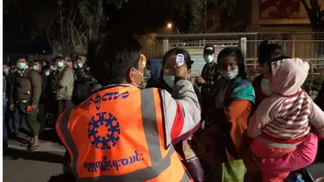 တရုတ်ဘက်က ဝင်လာသူတွေကို အဖျားတိုင်း