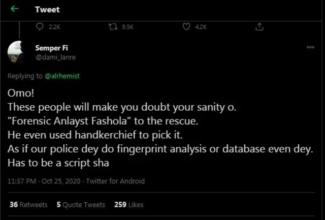 Aworan oju opo Twitter kan