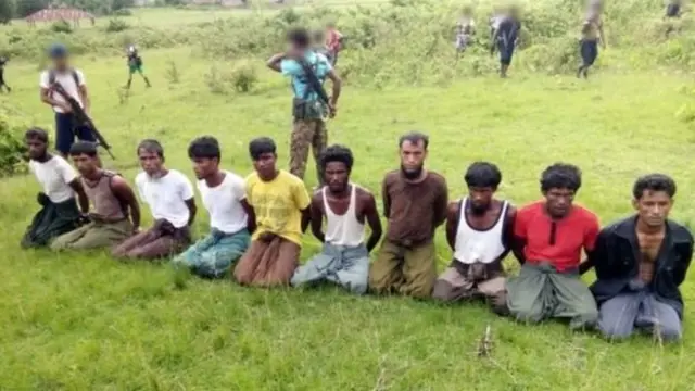 အင်းဒင်ရွာမှာ သတ်ဖြတ်ခဲ့ရတဲ့ မွတ်ဆလင်ရွာသားများ