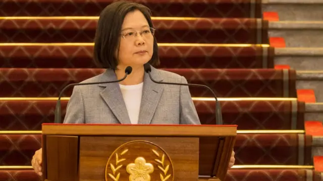 Tsai Ing-wen, presidenta de Taiwán.