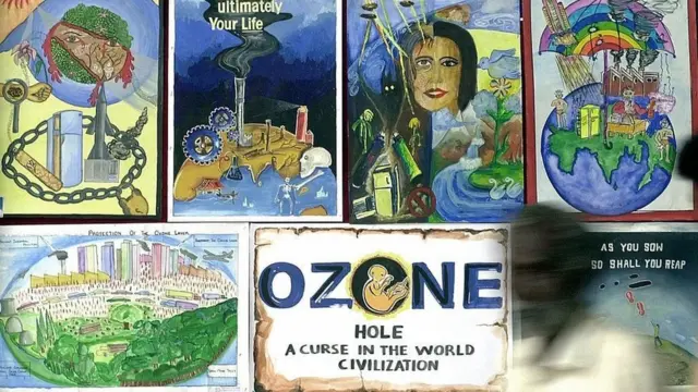 Dibujos a la capa de ozono