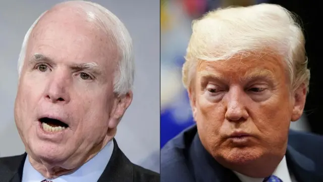 Trump na McCain