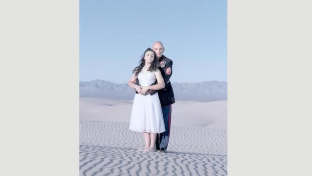 Miranda Heckert,da para jogar online na mega sena13 anos, com o pai, Jody, no Arizona