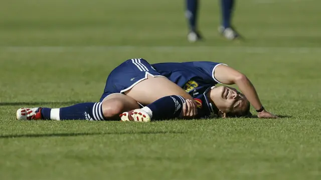 Joueuse japonaise blessée