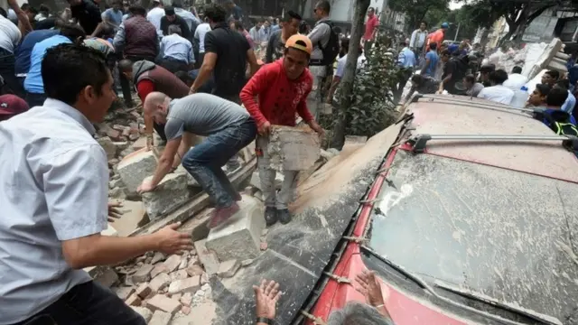 मेक्सिको सिटी में भूकंप