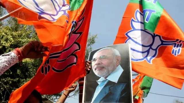 बीजेपी की जीत का जश्न