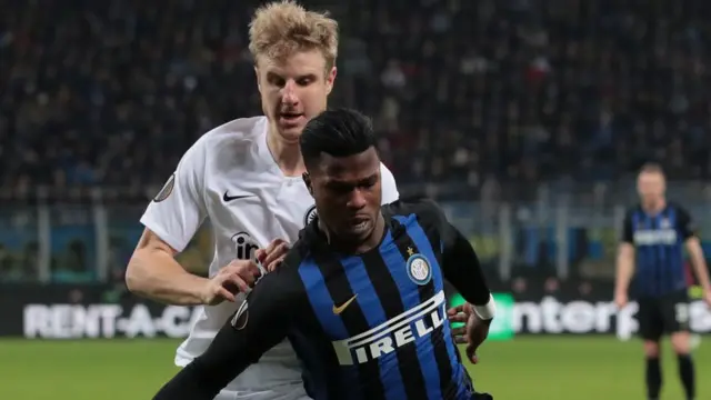 Franfurt agbapụla Inter Milan