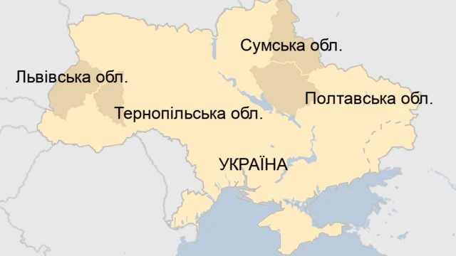 Станом на 14:00 10 жовтня в Україні були повністю знеструмлені чотири області