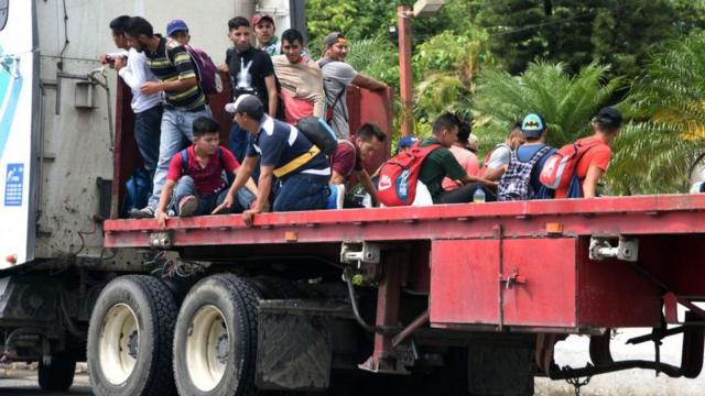 Caravana de migrantes la mujer que fue violada por pandilleros en