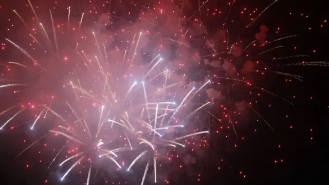 Fireworks for di OneLagosFestival show