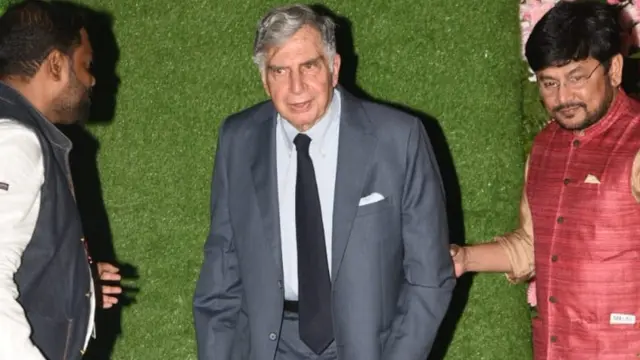 ઉદ્યોગપતિ રતન તાતાએ અંબાણી પરિવારના લગ્નમાં હાજરી આપી હતી