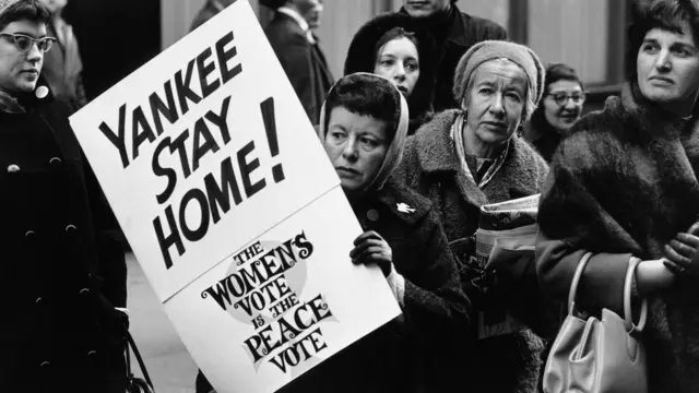 ویتنام میں جنگ کے خلاف نیویارک میں مظاہرہ