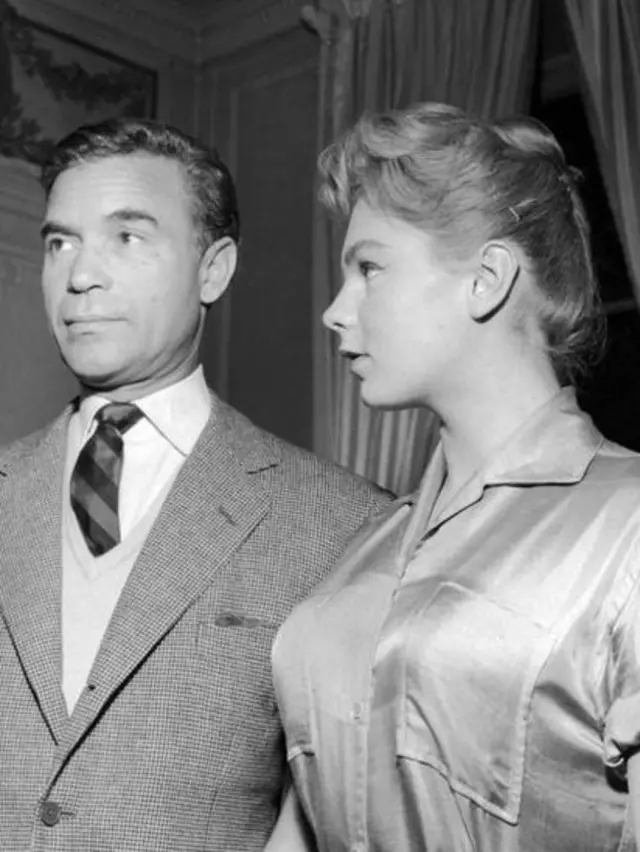Porfirio Rubirosa y Odile Rodin.