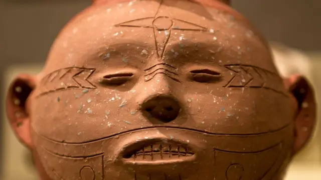 Cerámica hallada en Cahokia.