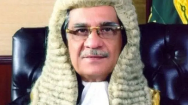 પાકિસ્તાનના સુપ્રીમ કોર્ટના ચીફ જસ્ટિસ મિયાં સાકિબ નિસાર