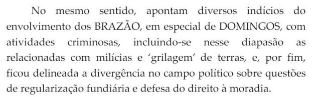 Trecho de decisão judicial