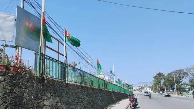 ဟားခါးမြို့နယ်ထဲက ပြည်ခိုင်ဖြိုးရုံးတွေနဲ့ပိုင်ဆိုင်မှုအားလုံးကို ပြည်သူပိုင်သိမ်းတယ်လို့ Chinland Defence Force- Hakha က ဒီကနေ့မှာထုတ်ပြန်