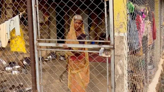 ઘર આગળ લગાવેલી જાળી