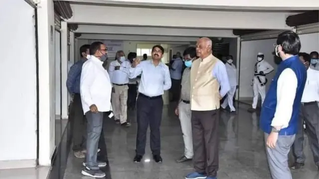 కార్యాలయ భవనం కోసం పరిశీలించిన లోకాయుక్త జస్టిస్ లక్ష్మణరెడ్డి