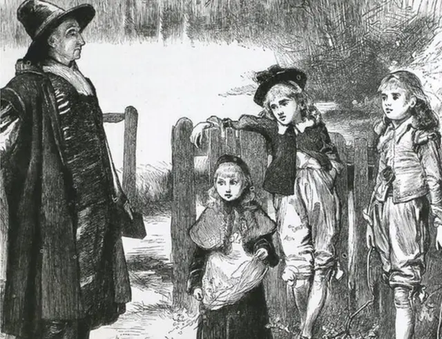 Illustration called 'Christmas under the Commonwealth'