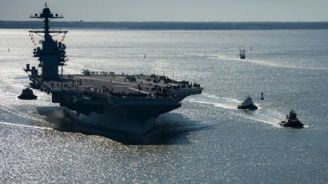 El USS Gerald R Ford